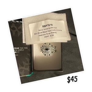 Mirror Mirror on the Wall Black Onyx Ring